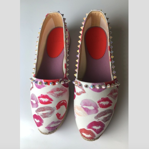 Christian Louboutin Shoes - Christian Louboutin Espadrilles Ares Lips Eu 35